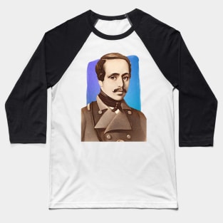 Russian Writer Mikhail Lermontov illustration Baseball T-Shirt